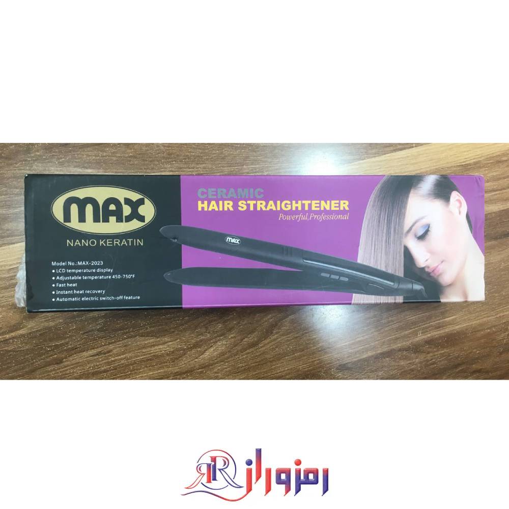 اتو مو کراتینه مکس مدل max 2023، خرید و قیمت اتو مو کراتینه مکس مدل max 2023 ، اتو مو مخصوص سالن